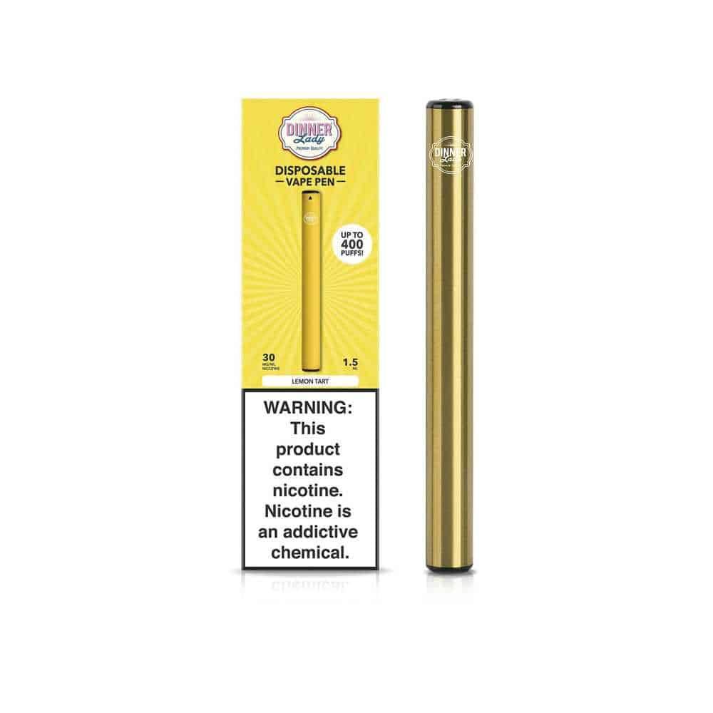 LEMON TART DINNER LADY DISPOSABLE VAPE PEN The Vape Store